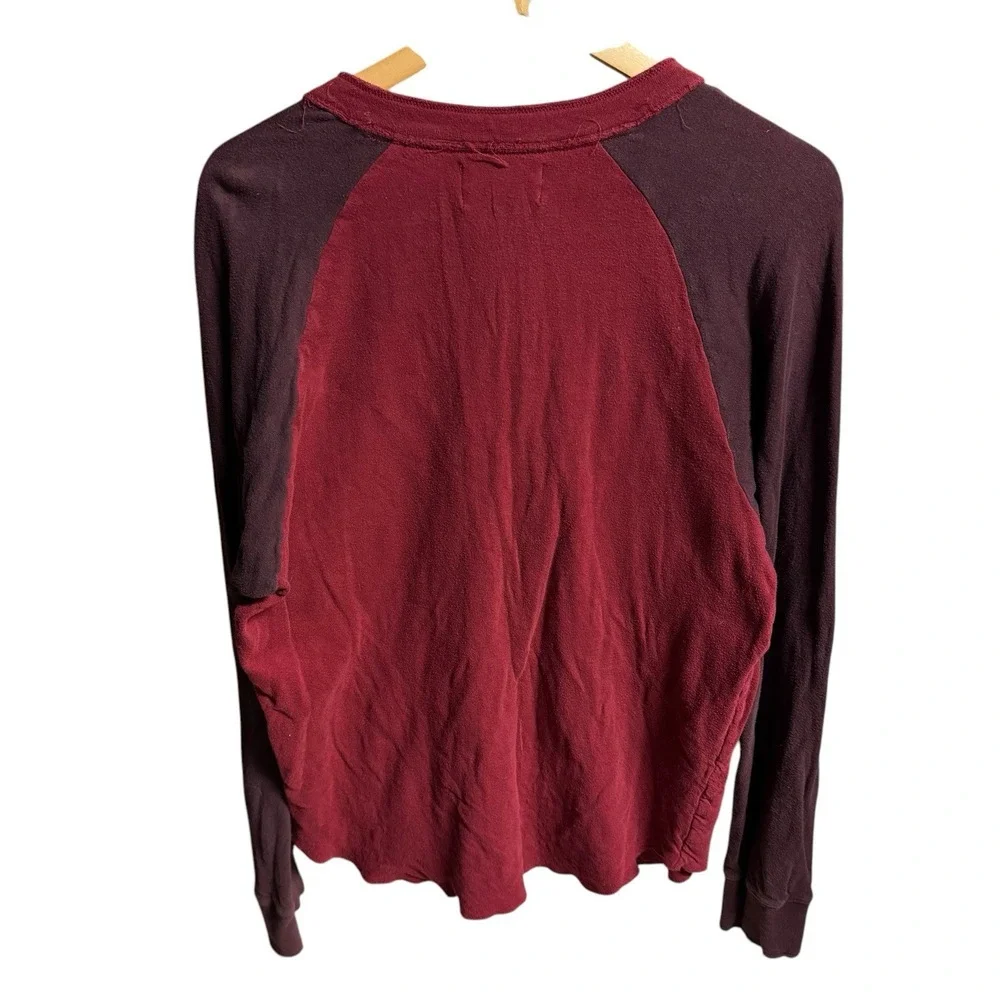 Polo Ralph‎ Lauren Jeans Men's Large Pullover Long Sleeve Shirt L Maroon